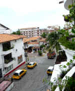view to south along olas altas street
