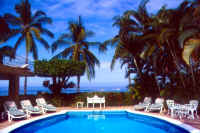 puerto vallarta beachfront conchas chinas vacation rental - villa Las Amapas pool