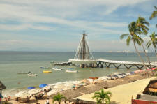 new los muertos pier from condominiums El Dorado pool terrace