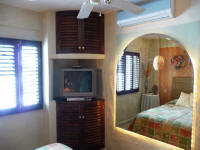rental condo vallarta bedroom with queen and TV