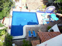 terrace and pool of ESC condominium