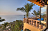 romantic gay travel destinations in Mexico - Bay views at Hacienda los Santos