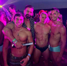 puerto vallarta gay nightlife at Industry Night Club in July 2021
