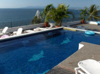 rooftop pool and large sun deck terrace