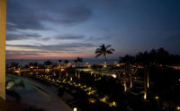 evening sunset views from Molino Agua vacation rental condo 206