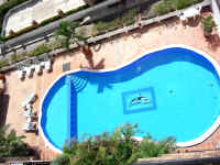 Playa Bonita dipping pool and sundeck terrace