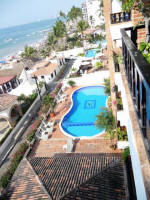 playa bonita pool at main level with views of los muertos beach and city