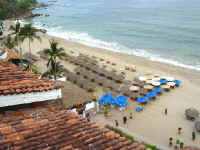 puerto vallarta gay beach from the rooftop pool terrace