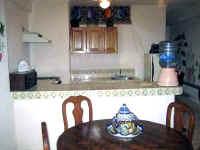 dining kitchen area