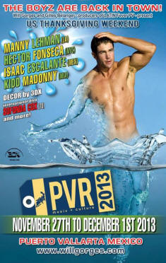 gay vallarta events will gorges PVR music culture 2013