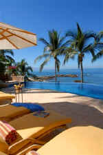 puerto vallarta vacation villa on conchas chinas beach Mexico