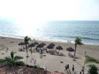view beach front los muerto beaches pv mexico