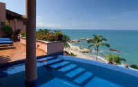 conchas chinas puerto vallarta beachfront villa with pool
