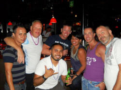 gay vallarta bar hopping tour Jan 7 at pacos ranch with christian, edgar, melinda and friends