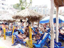 blue chairs beach puerto vallarta  - Semana Santa festivities in 2009