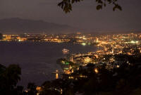 picture of Puerto Vallarta, Mexico at night thanks to Angela