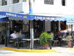 puerto vallarta cafe coffee and bookstore the old A Page in the Sun