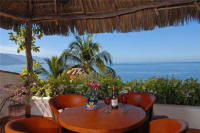gay puerto vallarta villas - azul celeste master bedroom bay-ocean views
