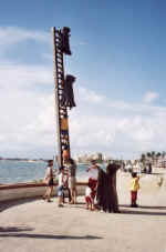 malecon sculptures in Search of Reason by bustamante