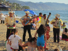 live banda music on los muertos beach