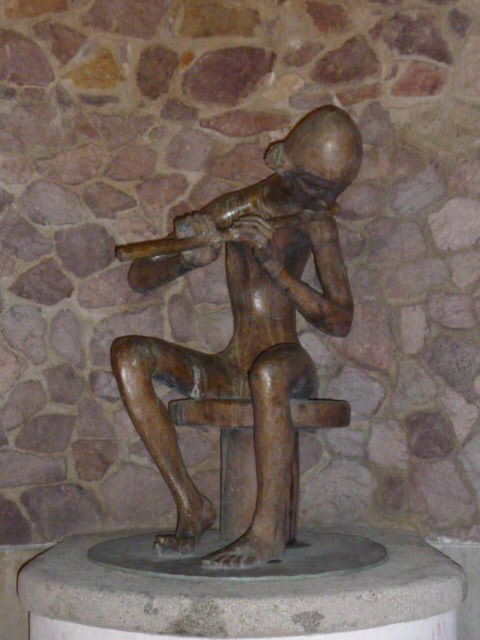 one of our fine puerto vallarta sculptures the flute player