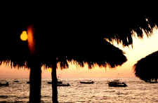 sunset in puerto vallarta - picture thanks to william clark
