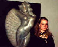 sculptor Rocio Sanchez and her work - Dante art gallery