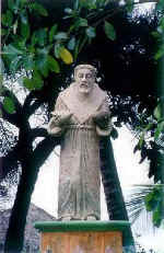 statue of Saint Francis of Assisi in San Pancho (san Francisco), Nayarit