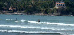 sayulita surfers along the riviera nayarit coast