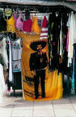 Images of revolutionary hero Emiliano Zapata are quite common in mexico